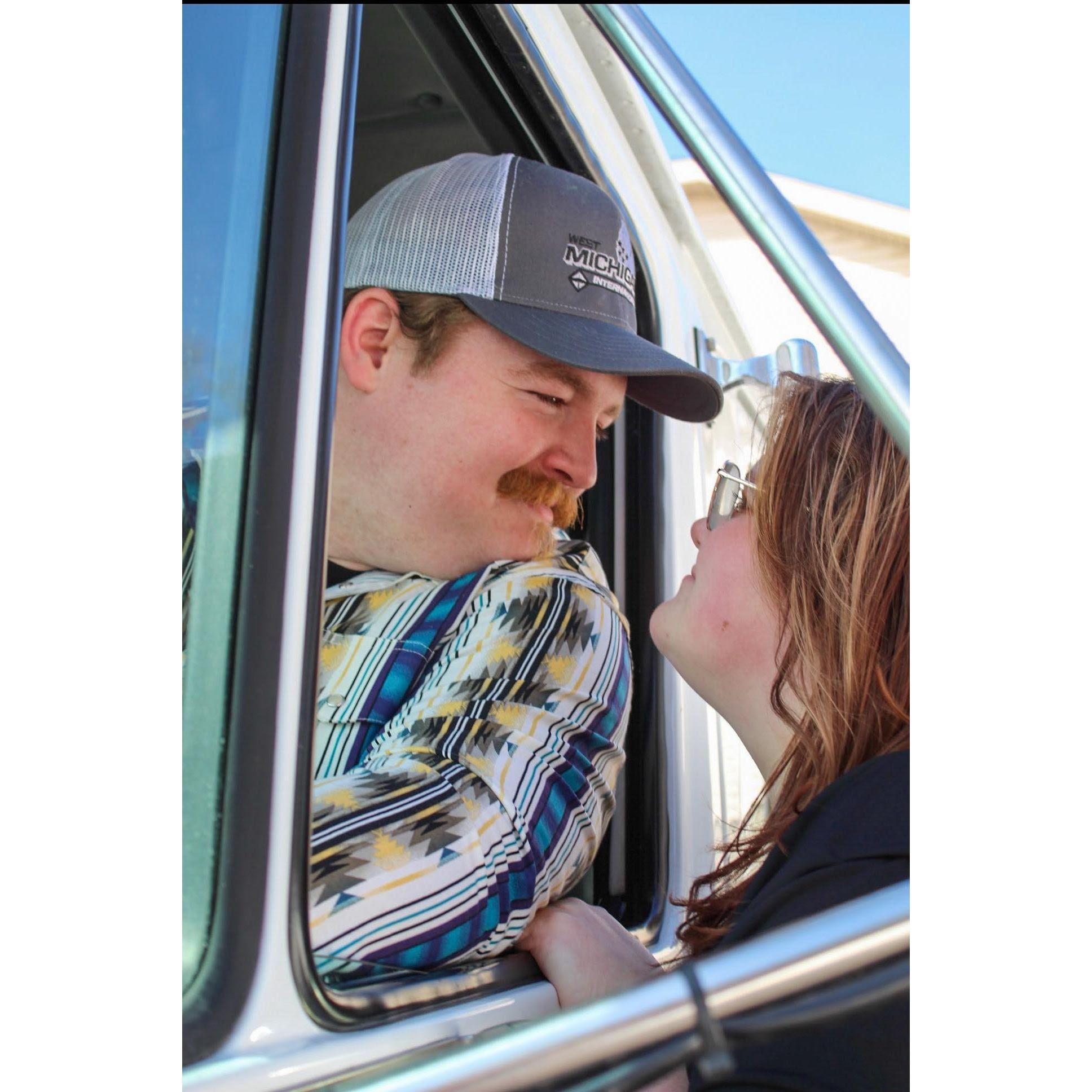 This was right after Brandon proposed!