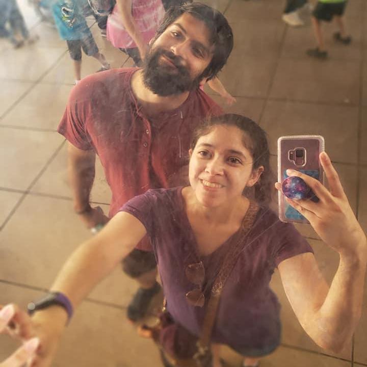 Us at the Bean