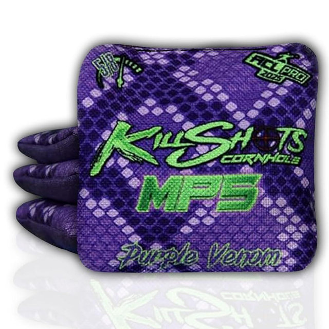Killshots Cornhole | MP5 Series | Limited Edition | ACL Certified Cornhole Bags | Premium Quality | Dual-Speed | Durable & Weather Resistant | Set of 4 Bags
