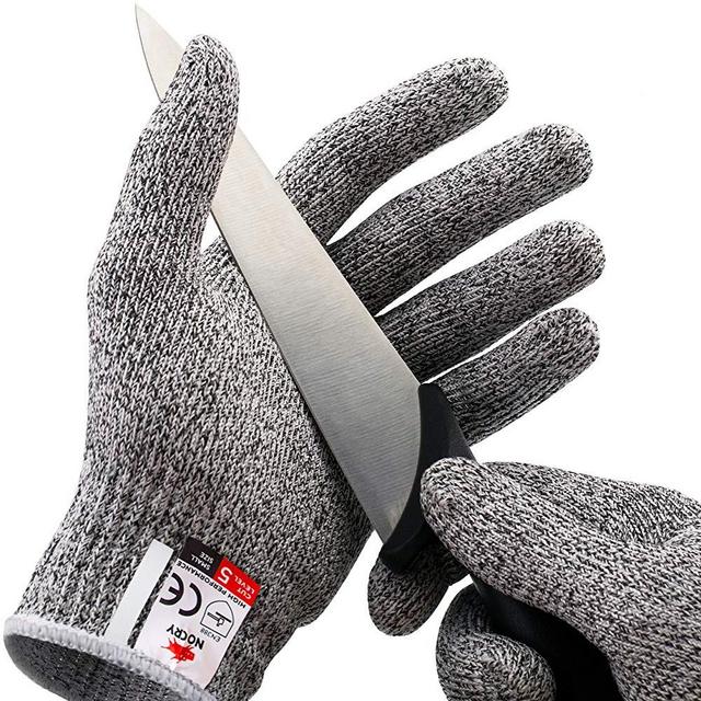 NoCry Cut Resistant Gloves - Ambidextrous, Food Grade, High Performance Level 5 Protection. Size Small, Complimentary Ebook Included