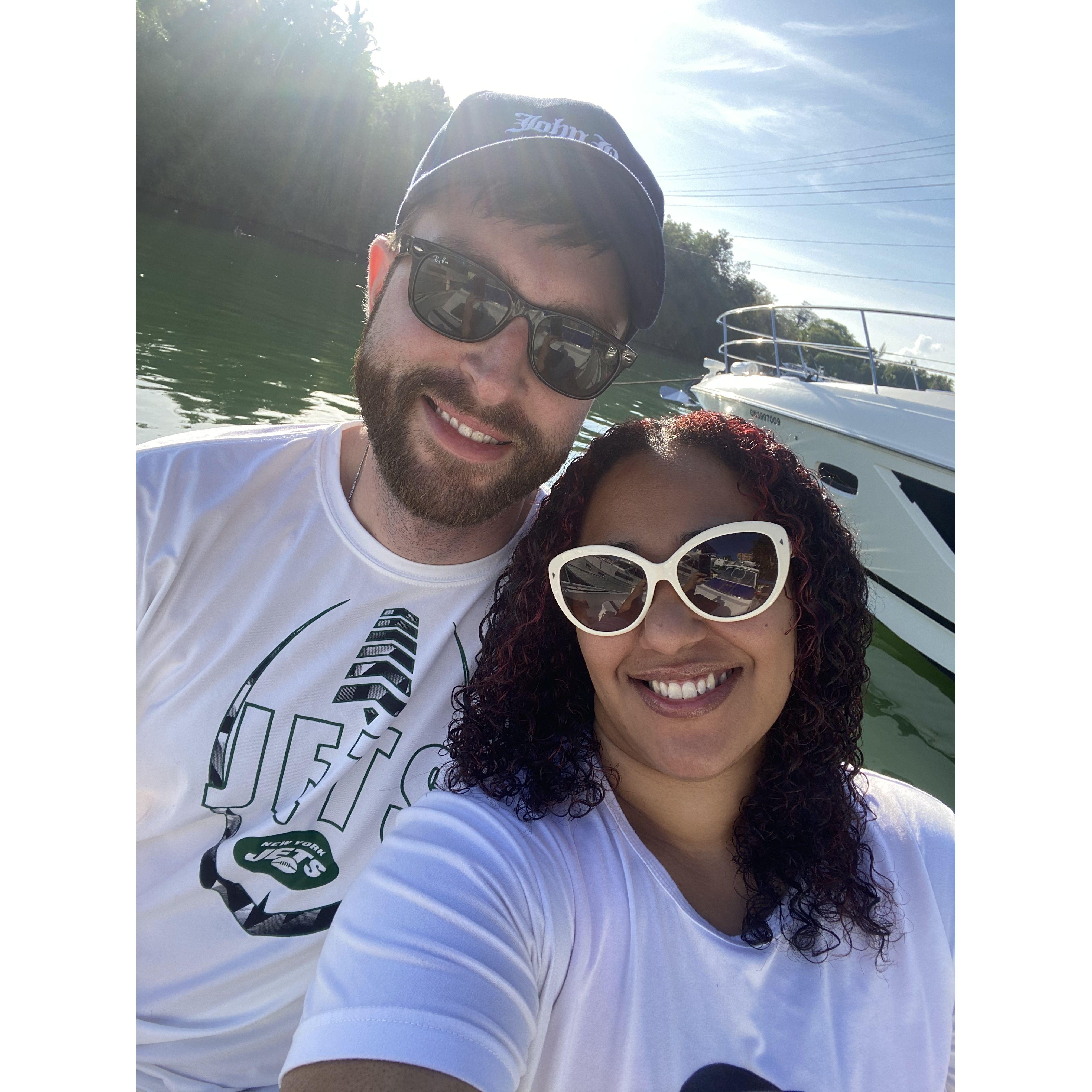 First boat trip together 2021