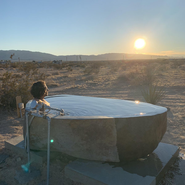 Desert Hot Springs on our Honeymoon