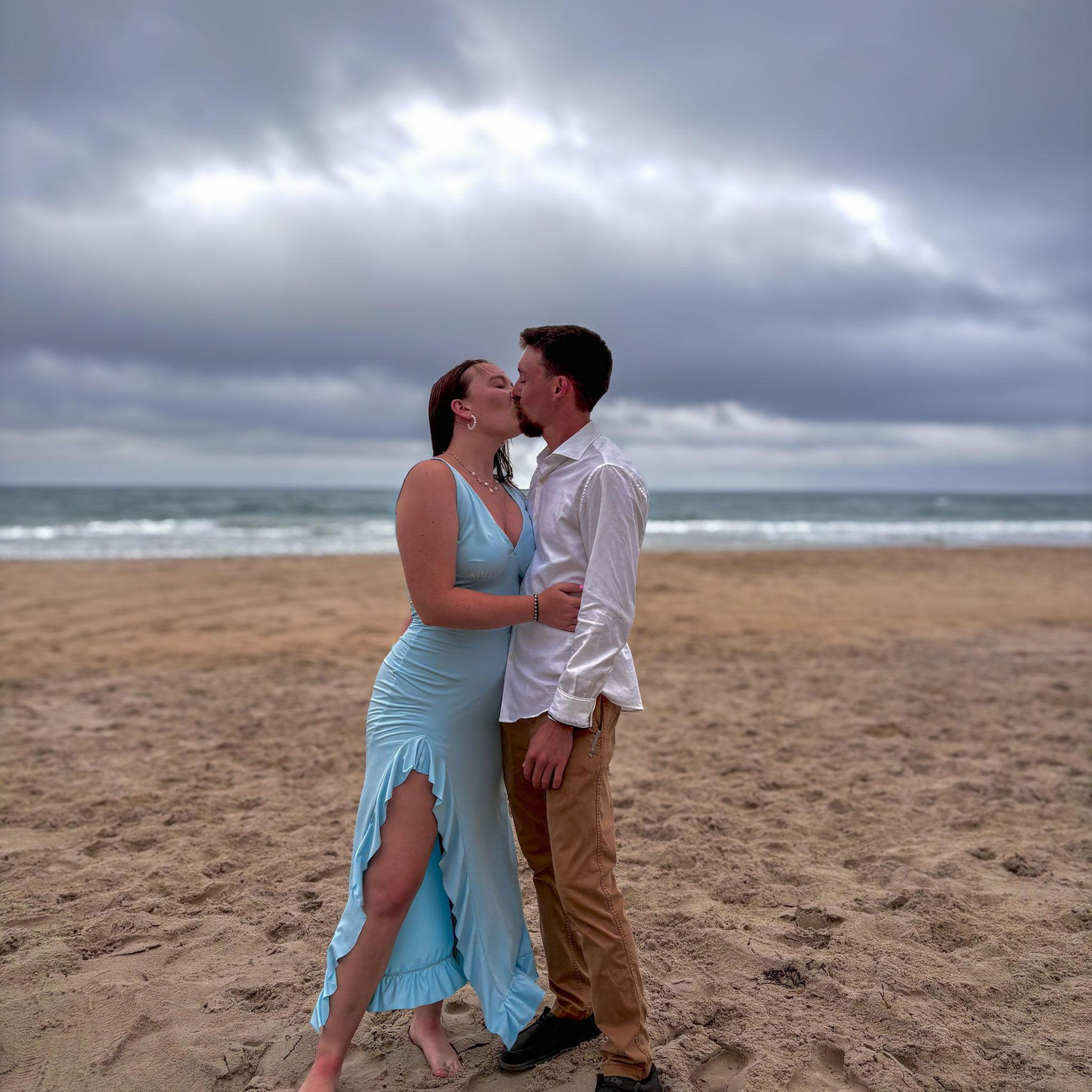 Last posed photo before Cody proposed!
