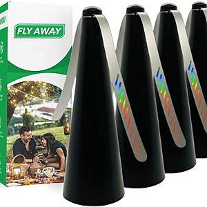 Fly Away 4 Pack Outdoor Fly Repellent Fan