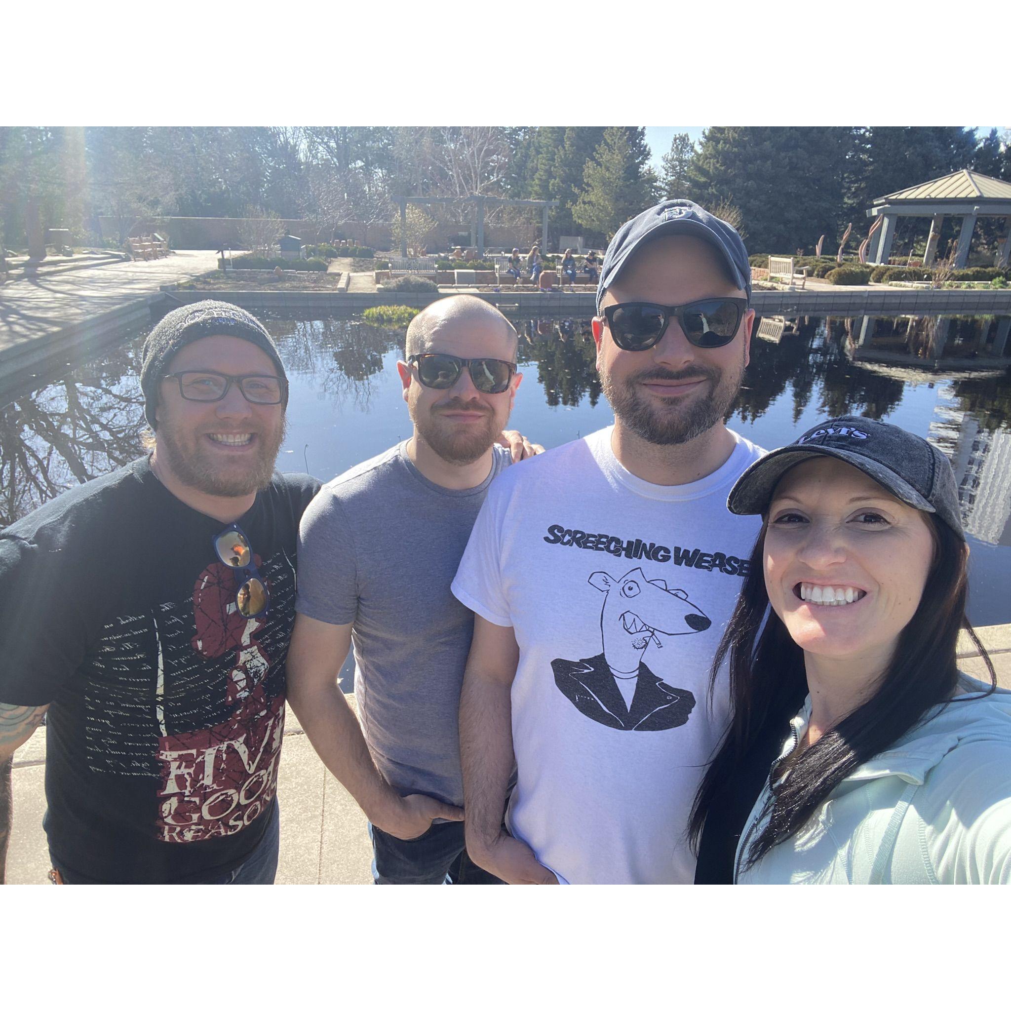 Colorado with Chris (officiant) and Aaron (groomsman)