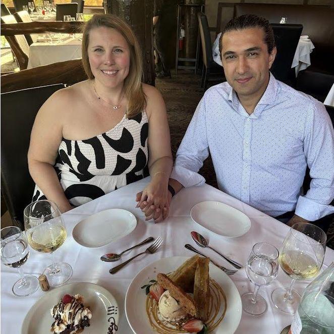 Celebrating our 1 year anniversary at Brenner's on the Bayou