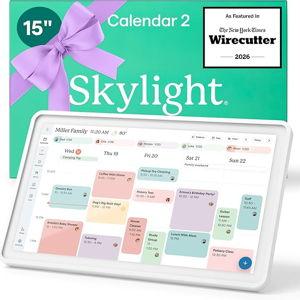 Skylight - Calendar 2: 15 Inch Touchscreen Smart Calendar and Chore Chart - White