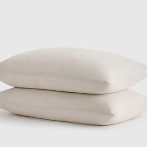 European Linen Pillowcase Set - Standard (SAND)