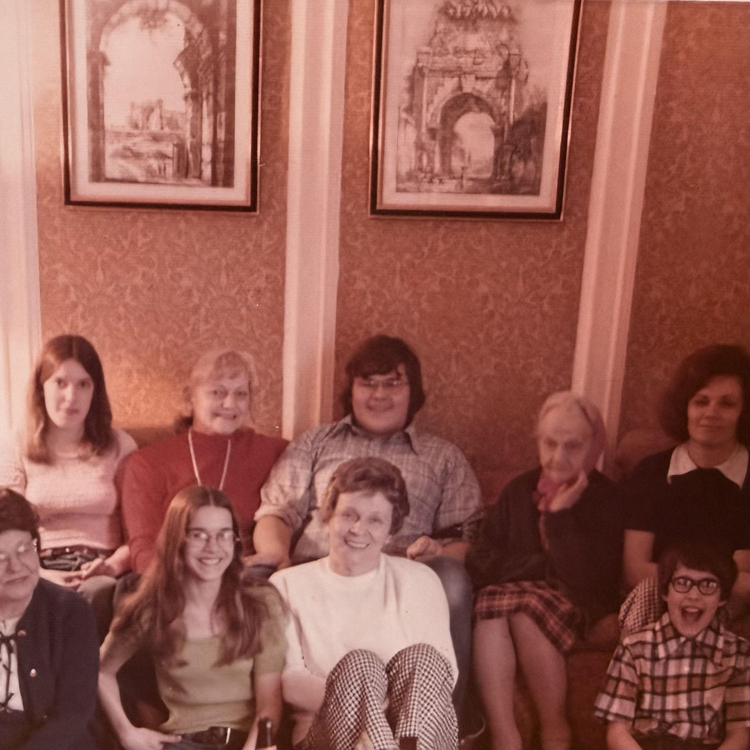 Susan, Thomas, Pat, Jimmy, Virginia, Carolyn, Mary