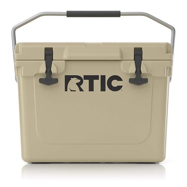 RTIC Ice Chest Hard Cooler, Heavy Duty Rubber Latches, 3 Inch Insulated Walls, 20 Quart