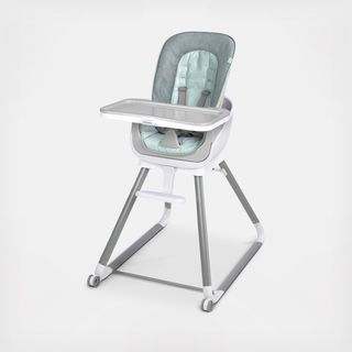 Chaise Haute Bébé Evolutive Pliable Chaise Haute 6 en 1, Double Plateau Détachable avec 4 Angles d'Inclinaison, 6 mois à 6 ans, Jusqu'à 15kg | Votre wishlist sur