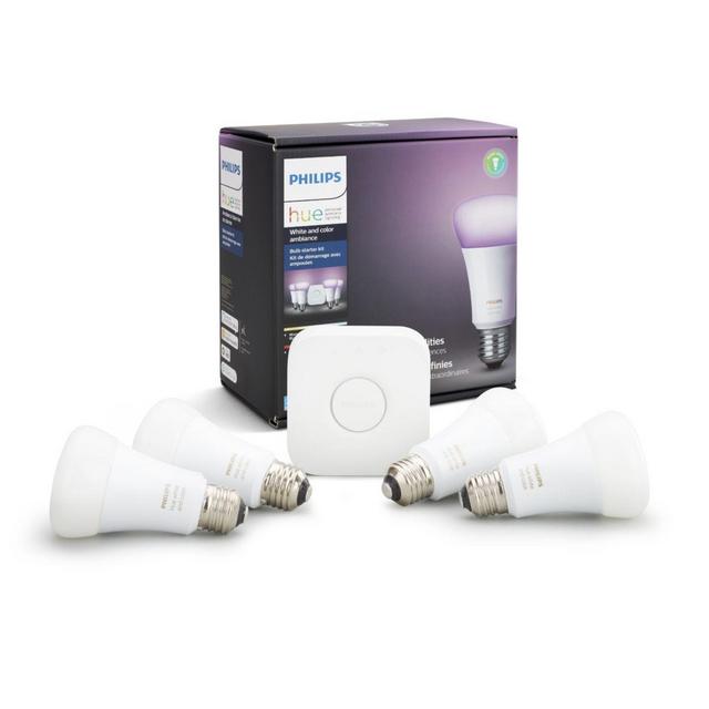 Philips HueWCA 9.5W A19 E26 4 set US BLE | Hue