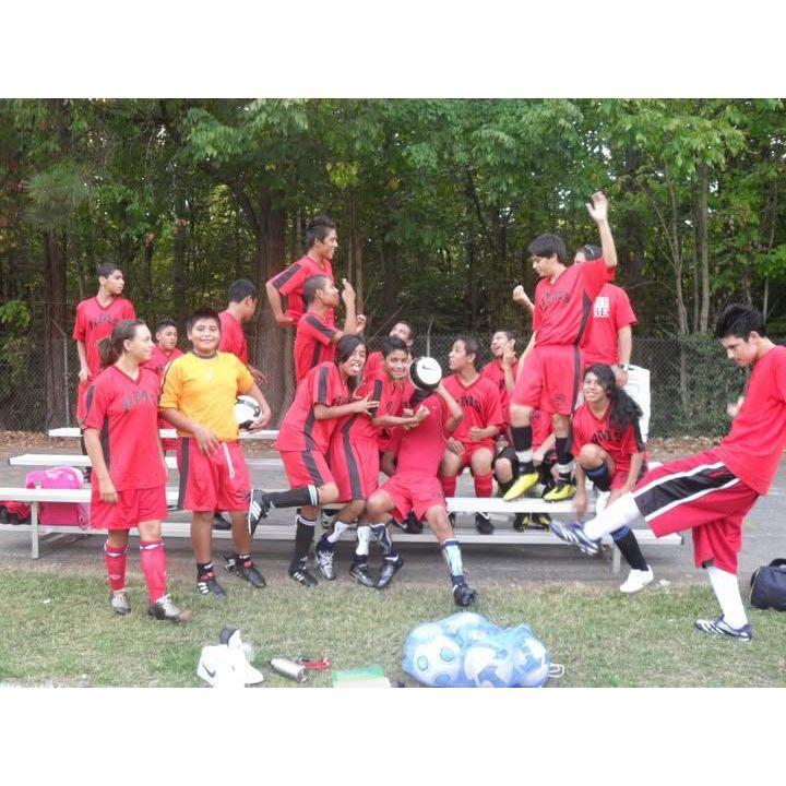 We played on the same soccer team.