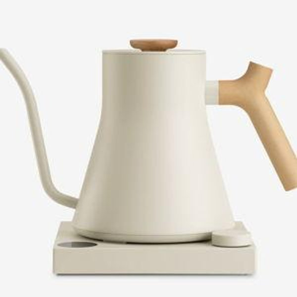Stagg EKG Electric Kettle in Sesame and Maple