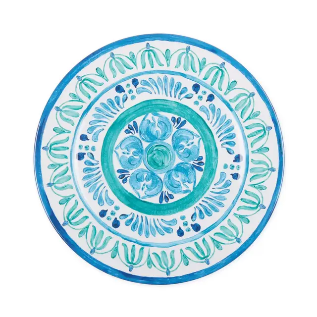 Fish Medallion Melamine Dinner Plate