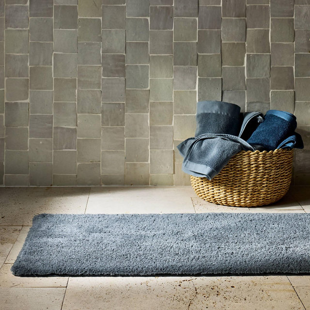 24"x40" Modal Plush Bath Rug Mineral Gray - Casaluna™