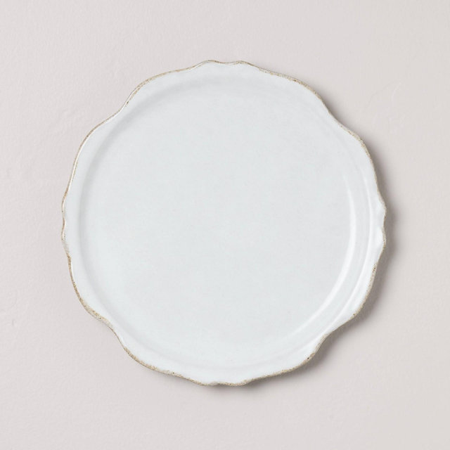 Carved Edge Salad Plate Cream - Hearth & Hand™ with Magnolia