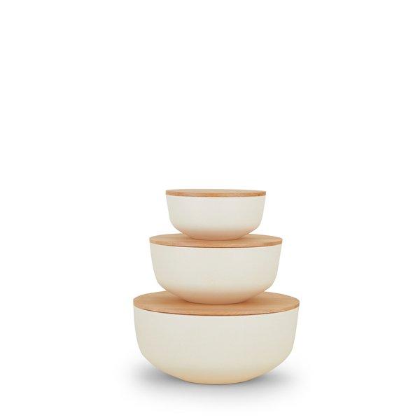 Essential Lidded Bowls, Set of 3