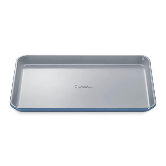 Caraway Non-Stick Ceramic Baking Sheet - Naturally Slick Ceramic Coating - Non-Toxic, PTFE & PFOA Free - Perfect for Baking, Roasting, and More - Medium - Slate