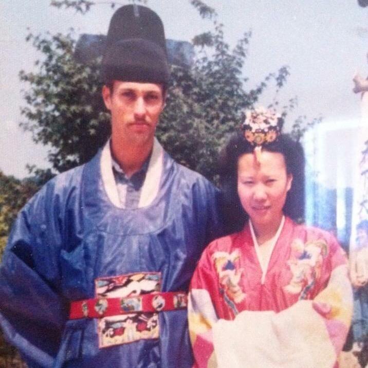 Christine's parents Greg and Haehui