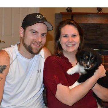 Bringing home our first fur baby, Cooper!