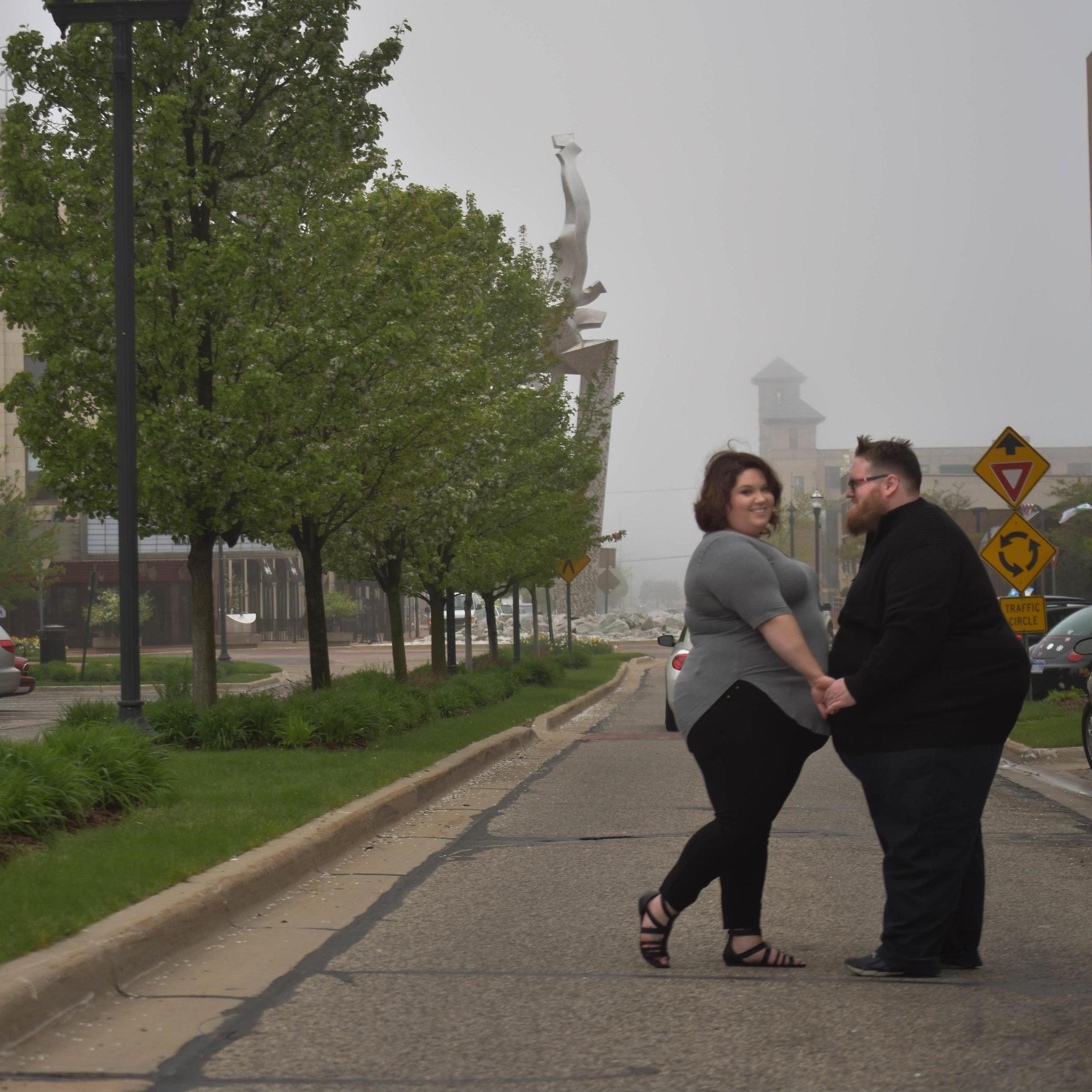 Engagement Photos, downtown Muskegon