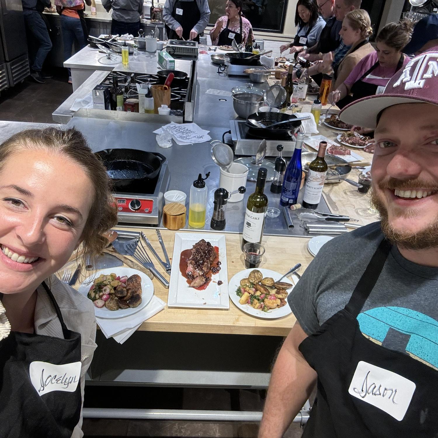 Learning to cook together!