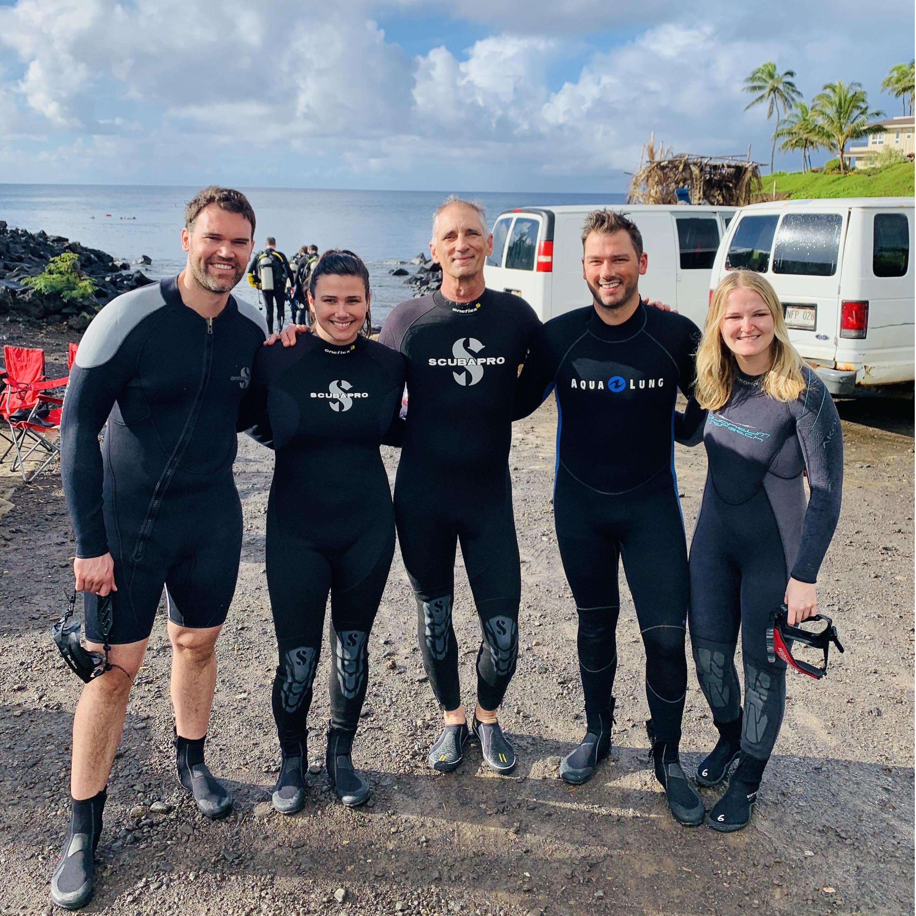 Scuba diving in Kauai