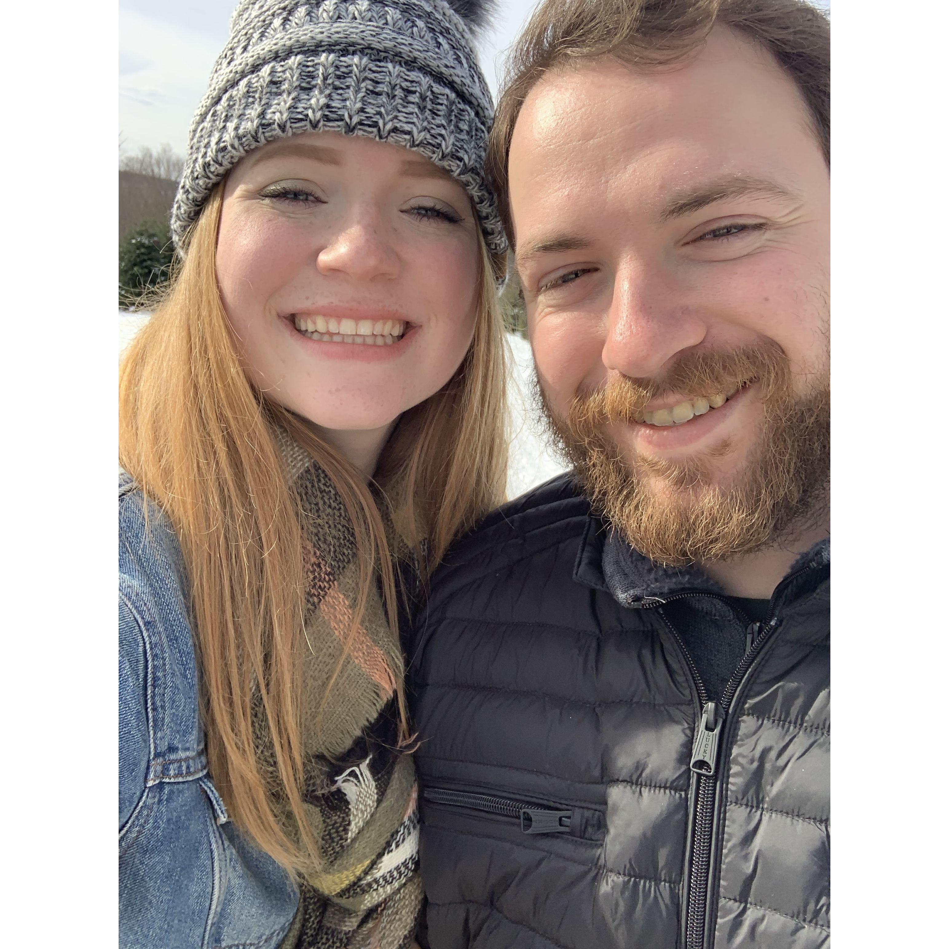 Getting the Christmas tree with the family - 2019