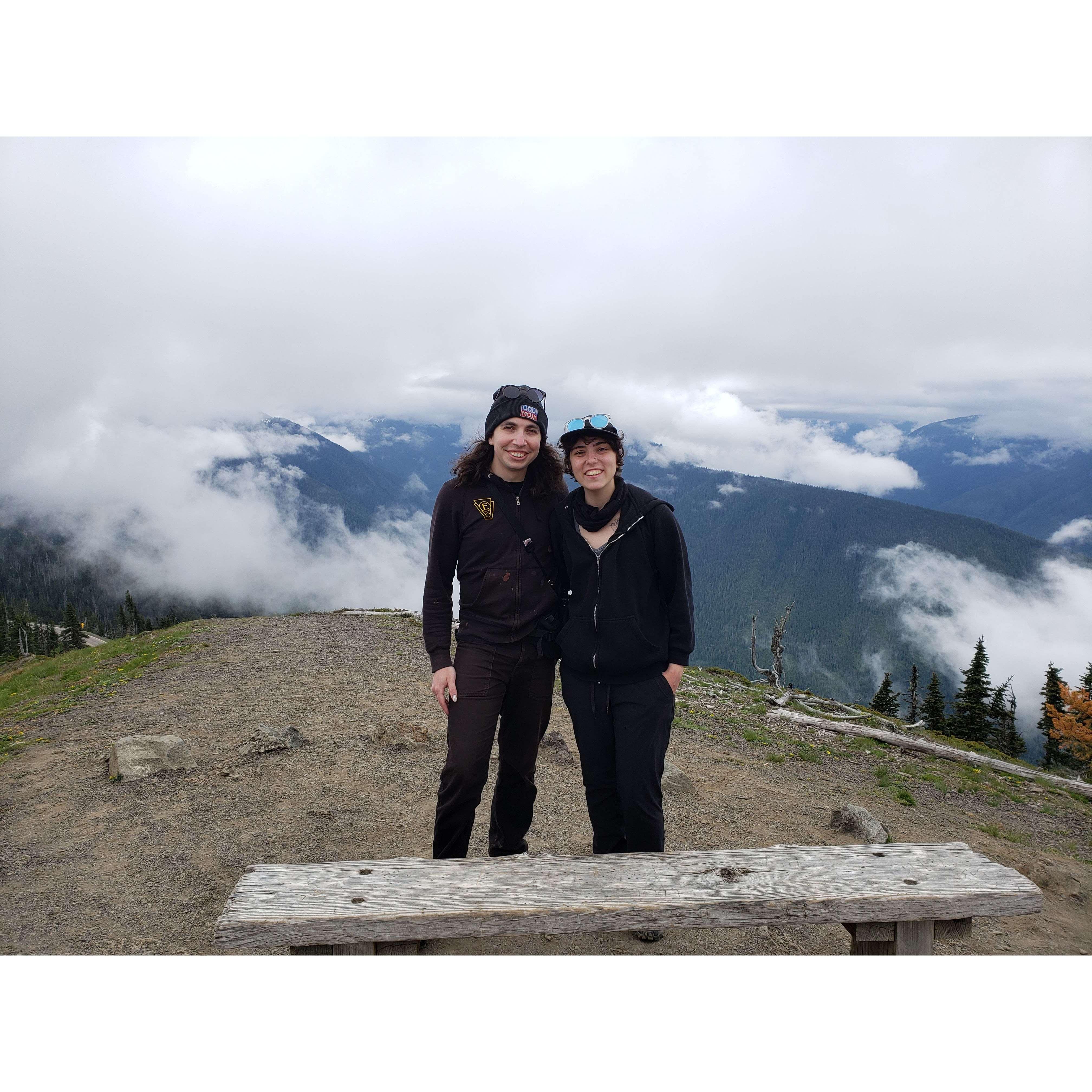 Rex and Yara on Hurricane Ridge