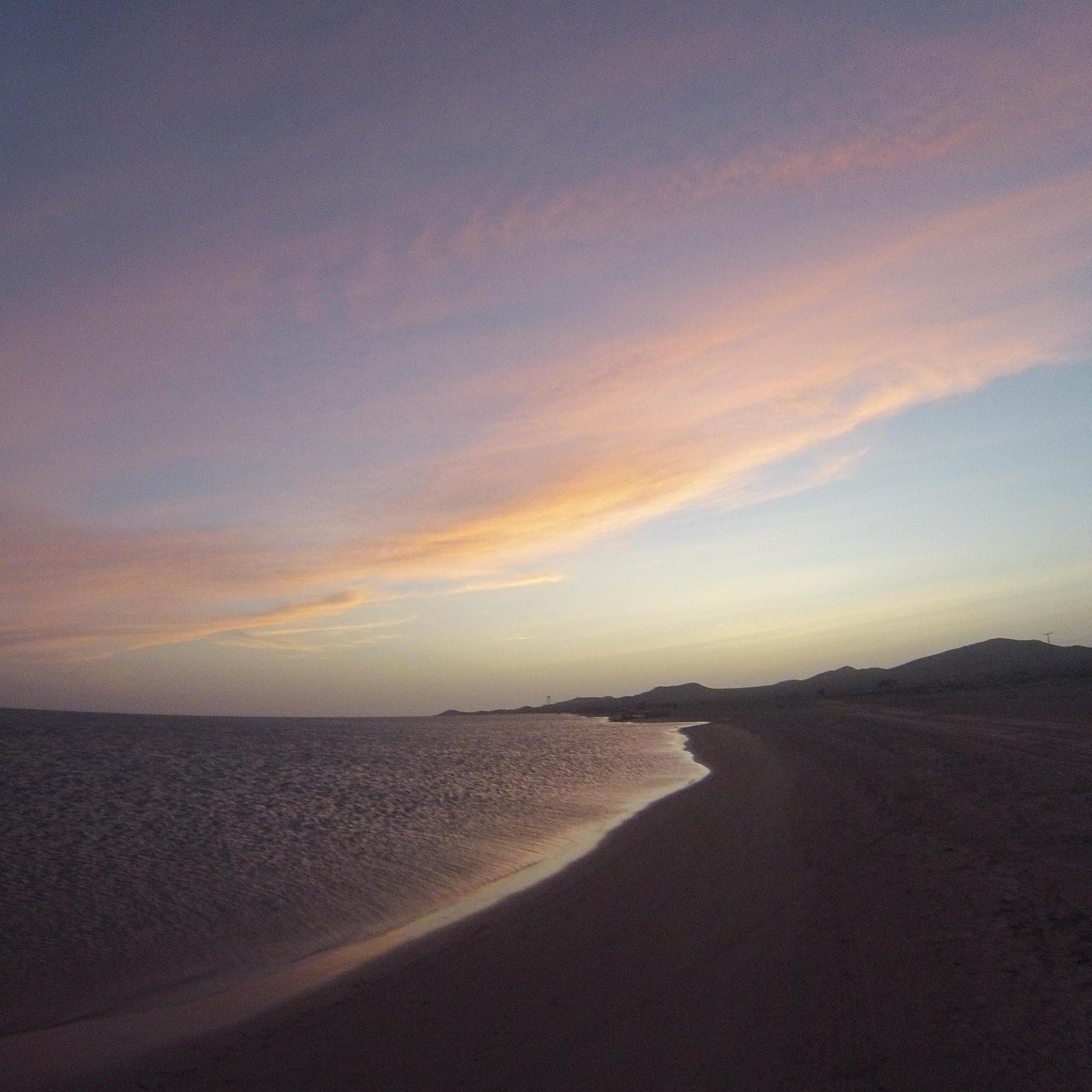 In the desert where we skimmed wishing stones