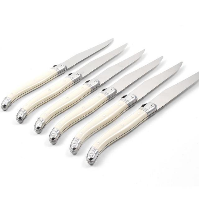 Laguiole Steak Knives, Set of 6 - Ivory