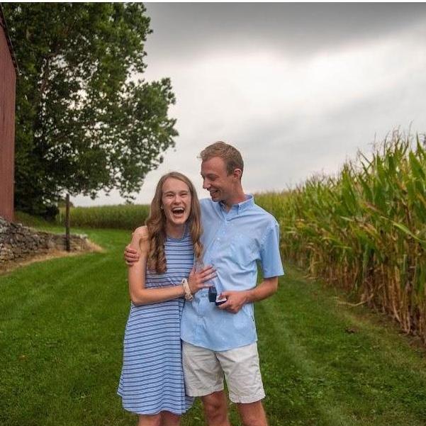 This was right after Kelly said yes!