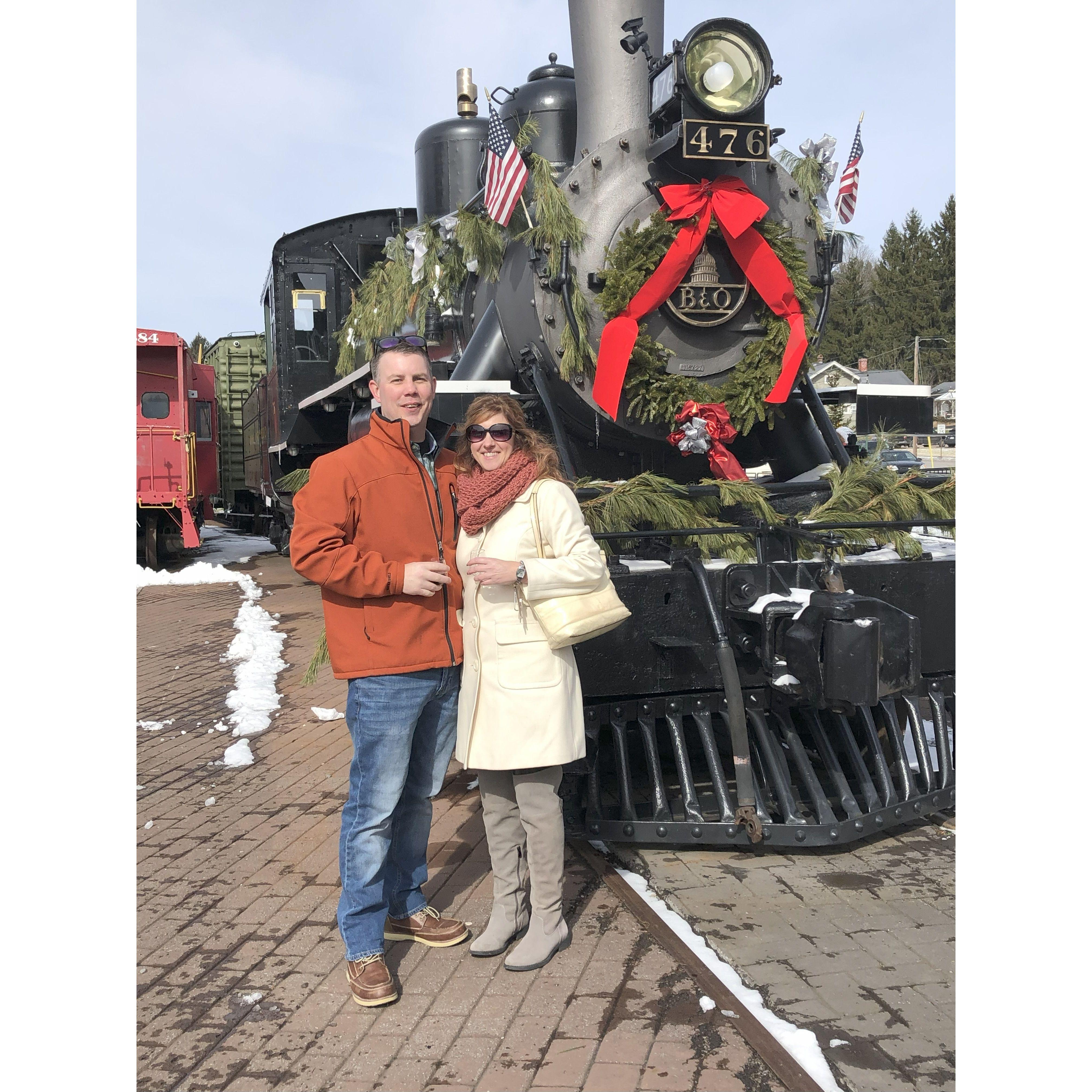 Our very first picture together, February 2020 in Oakland