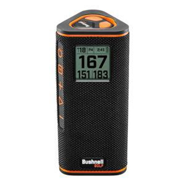 Bushnell Golf Wingman View Golf Speaker with GPS Audible & Visual Distances, Hazard Detection, Remote Control, Magnetic Cart Mount
