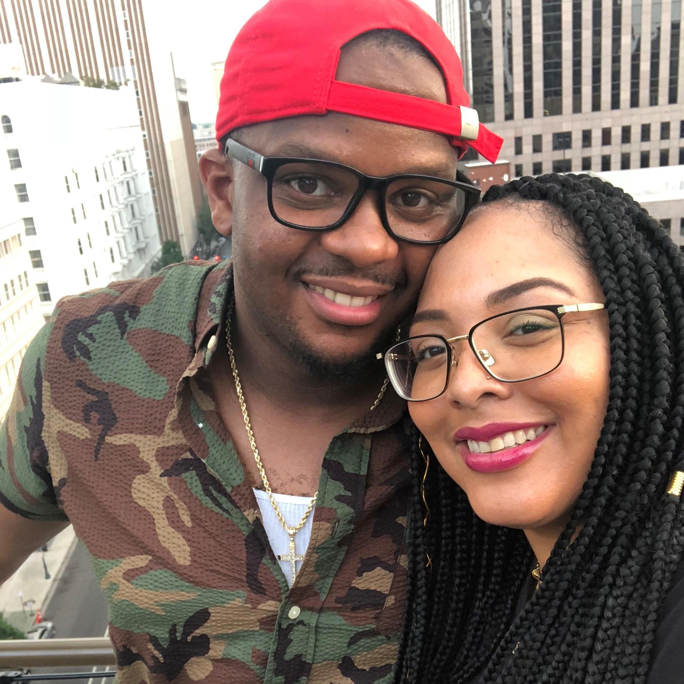 In NOLA on the rooftop!. Had an amazing view! 5/2019