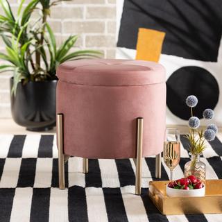 Malina Luxe Storage Ottoman