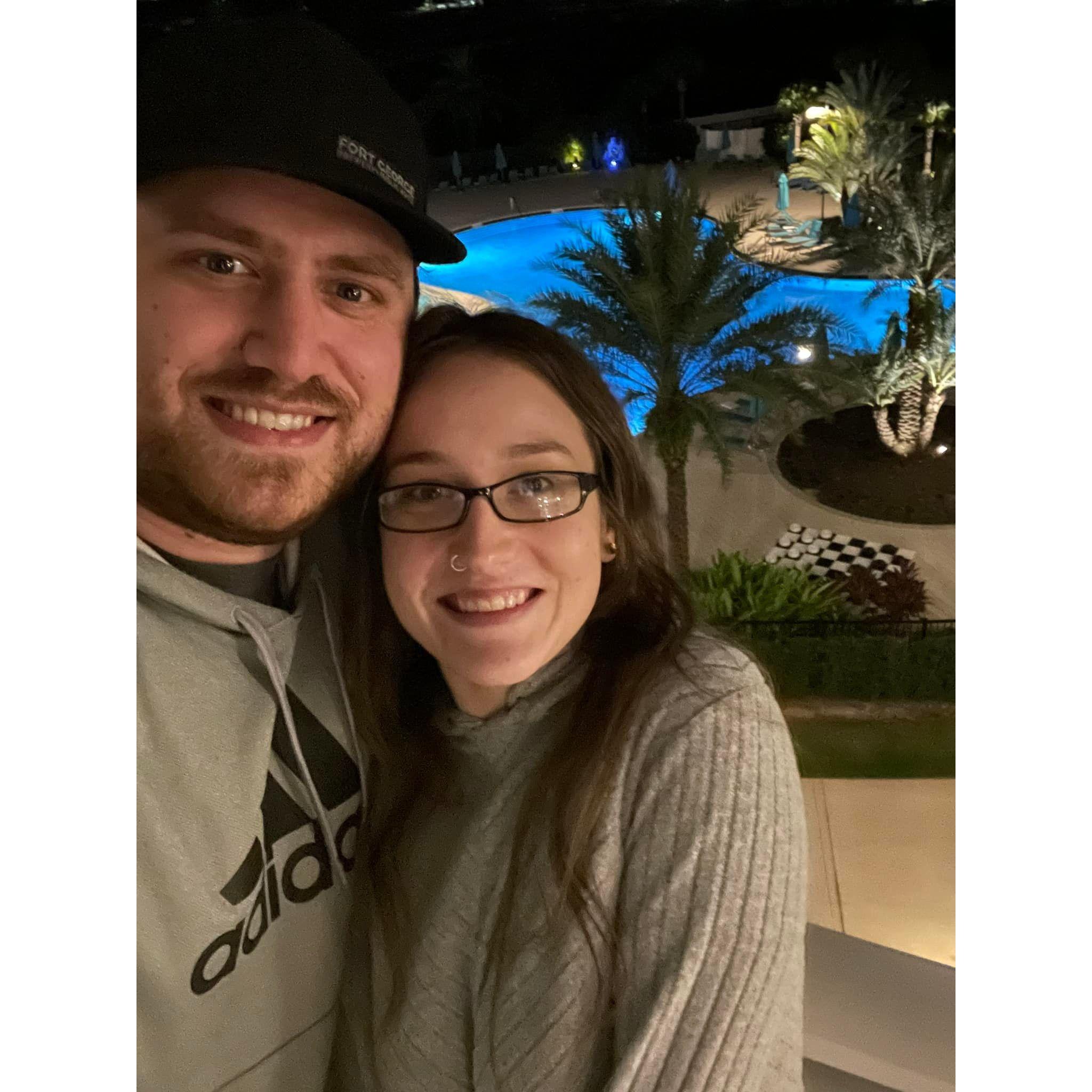 Just landed from our first flight together