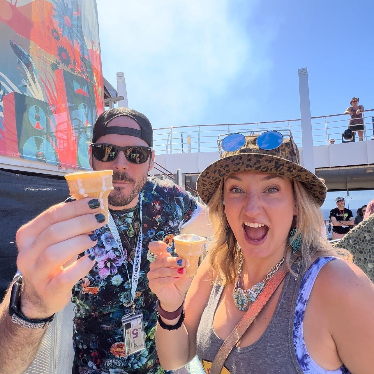 We love ice cream..especially on Jam Cruise 2023