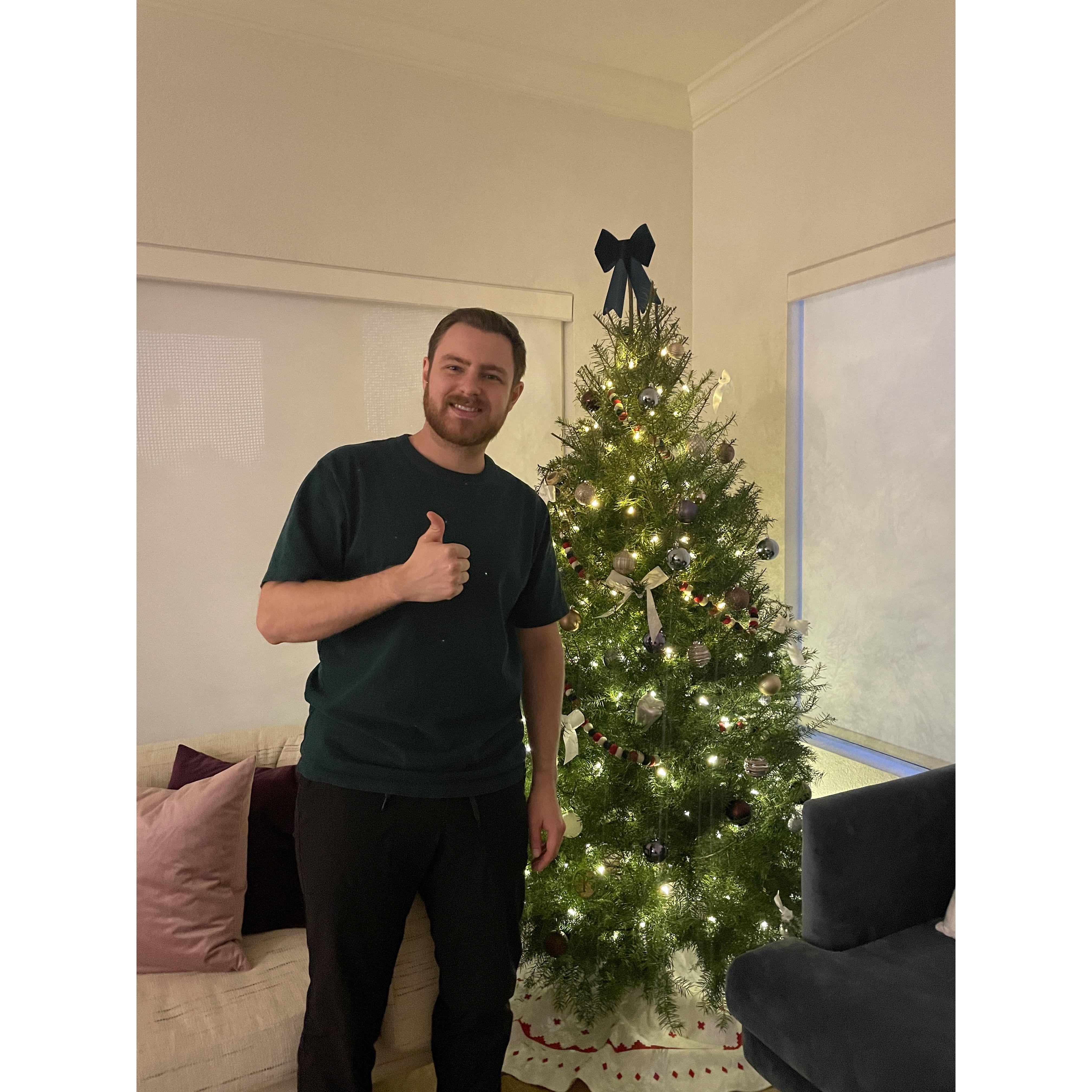 Our first Christmas tree!