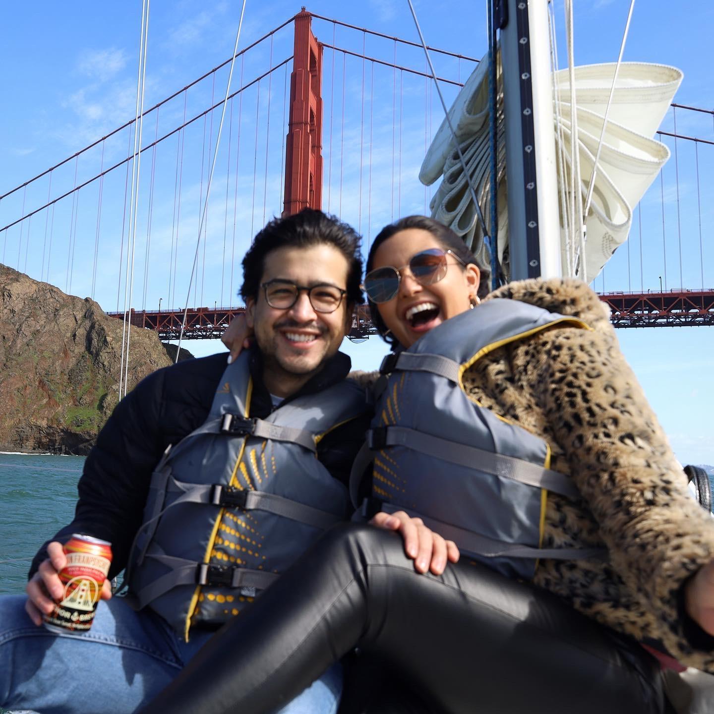 Sailing for Valentine's Day 2021.