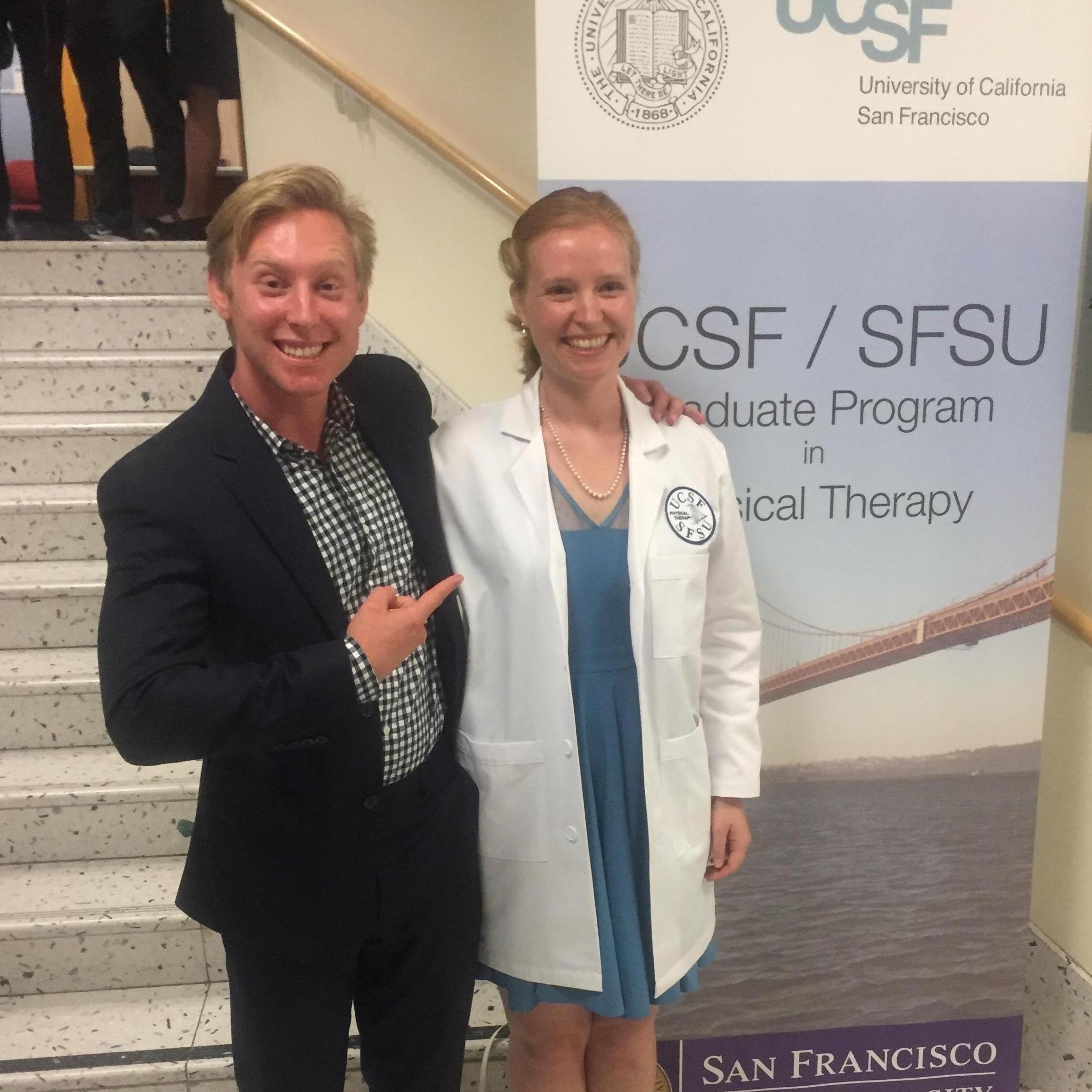 White coat ceremony at UCSF!
