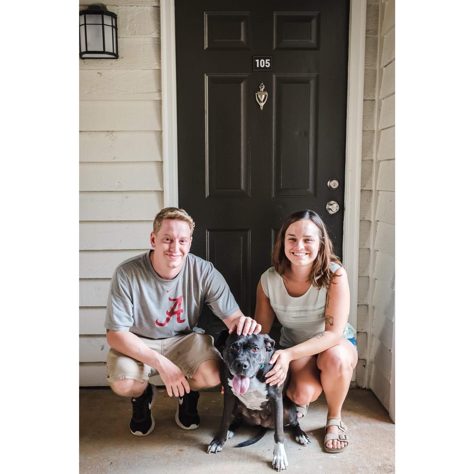 Our first apartment together! Home is where you are!