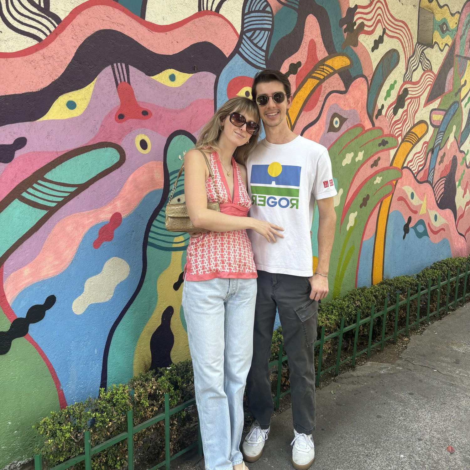 the only time doing long distance- here's Robert visiting Zoe when she lived in Mexico City!