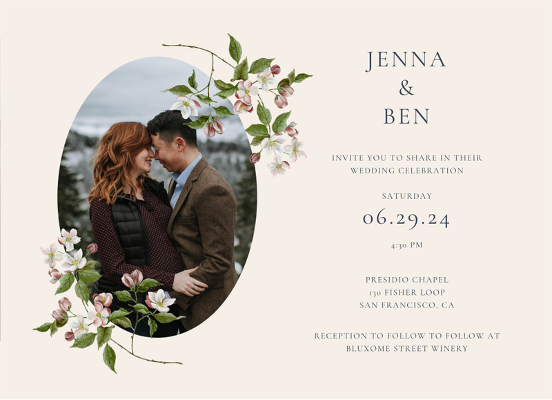 Malyly Photo | Linen | Zola Wedding Invitations