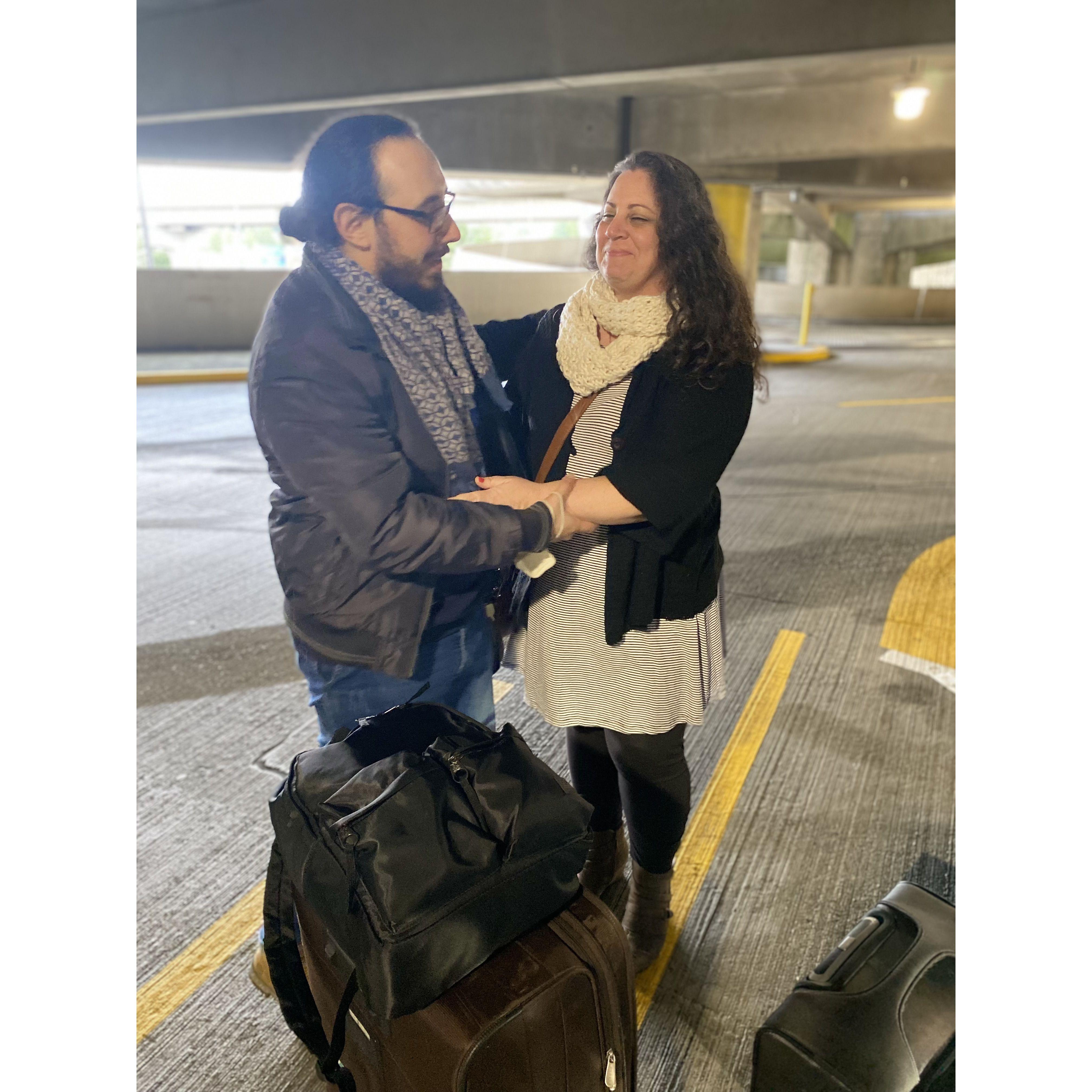 Meeting up every few months was very hard in between, but their love can overcome anything.