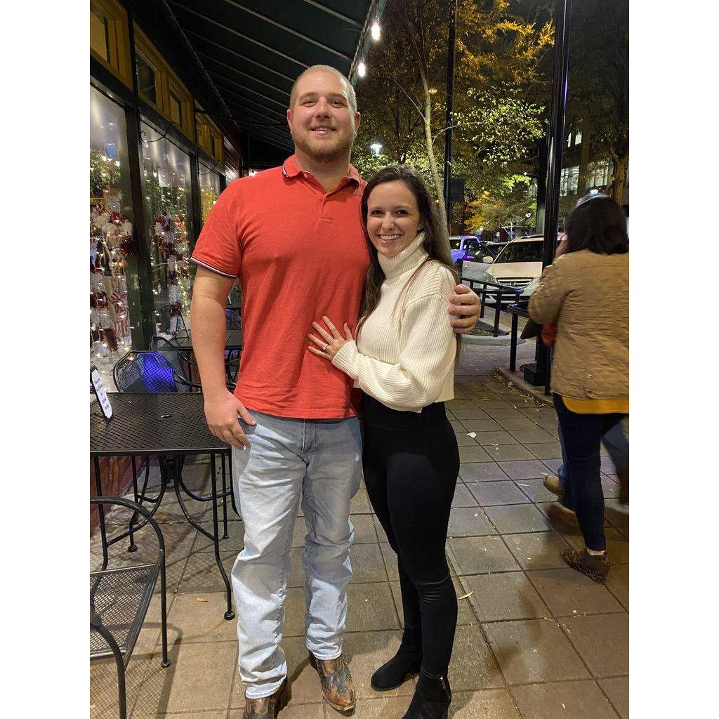 Engagement Dinner at Trio 
11/26/21