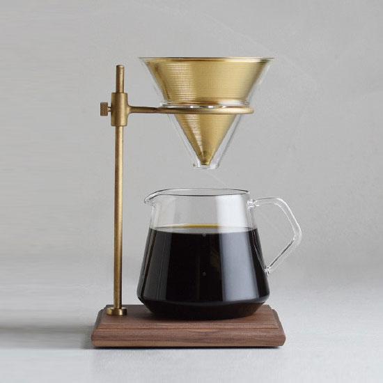 Brass Pour-Over Coffee Set