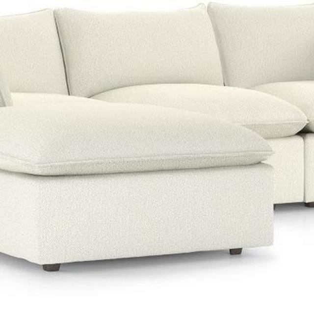 Lotus 4-Piece Reversible Sectional with Ottoman
