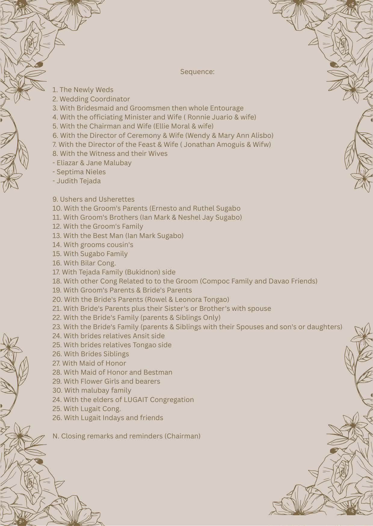 The Wedding Website of Earl Ivan Sugabo and Marian Tongao